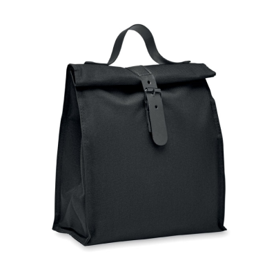 600D RPET COOL BAG in Black