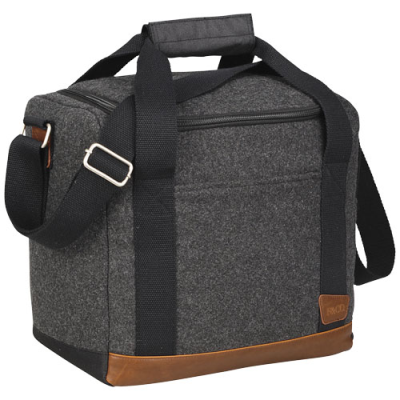 CAMPSTER 12-BOTTLE COOL BAG 13L in Charcoal & Brown