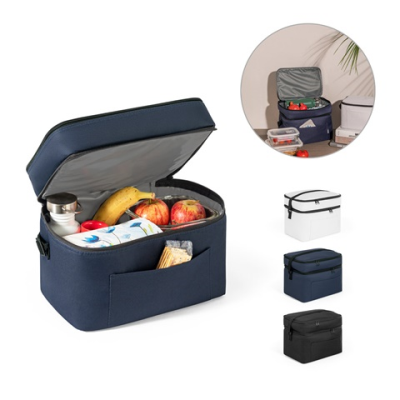 CANCUN LARGE THERMAL INSULATED BAG in 600D, Recycled Polyester, with Adjustable Webbing Strap 14 L