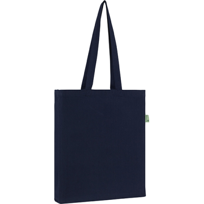 CHELSFIELD RECYCLED ECO 6OZ COTTON TOTE in Blue Navy