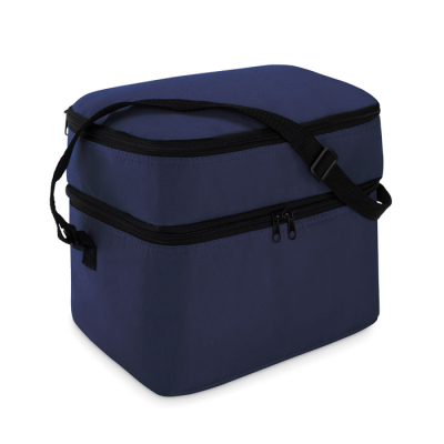 COOL BAG with 2 Compartments in Blue