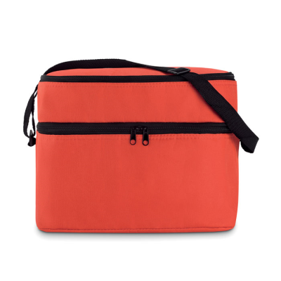 COOL BAG with 2 Compartments in Red