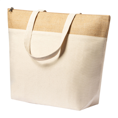 COOLER SHOPPER TOTE BAG in Natural