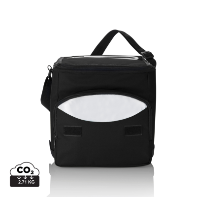 FOLDING COOL BAG in Black & Silver