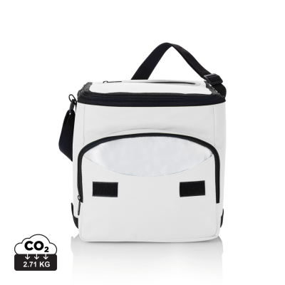 FOLDING COOL BAG in White & Silver