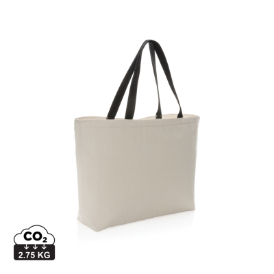 IMPACT AWARE™ 285 GSM RCANVAS LARGE COOLER TOTE UNDYED in Off White