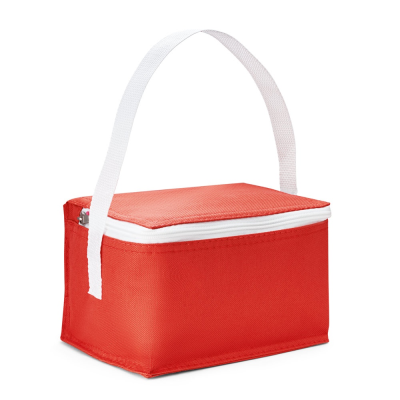JEDDAH COOL BAG 3 L in 600D Polyester in Red