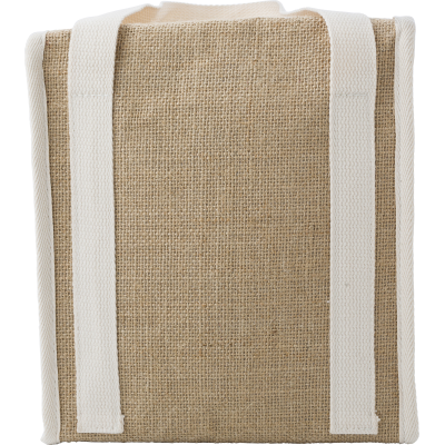 JUTE COOL BAG in Brown