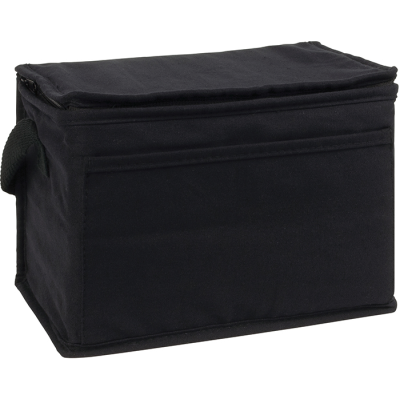 MARDEN ECO 6 CAN COTTON COOL BAG in Black