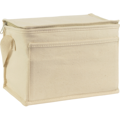 MARDEN ECO 6 CAN COTTON COOL BAG in Natural