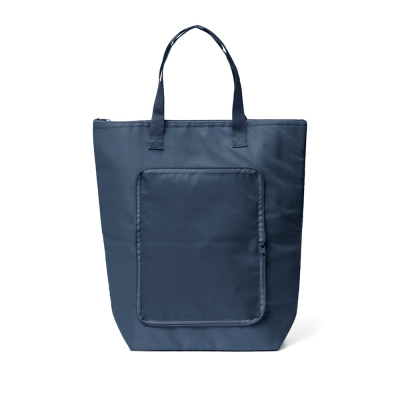 MAYFAIR FOLDING COOL BAG in 210D Polyester 15 L in Navy Blue