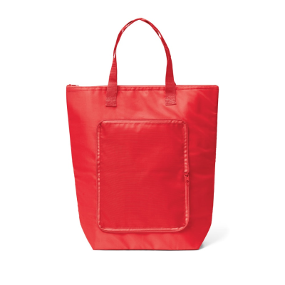 MAYFAIR FOLDING COOL BAG in 210D Polyester 15 L in Red
