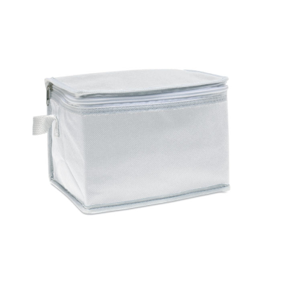 NONWOVEN 6 CAN COOL BAG in White