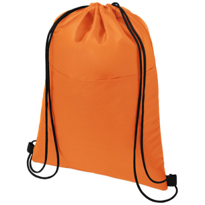 ORIOLE 12-CAN DRAWSTRING COOL BAG 5L in Orange