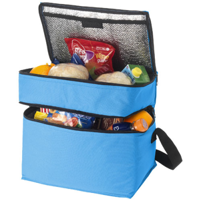 OSLO 2-ZIPPERED COMPARTMENTS COOL BAG 13L