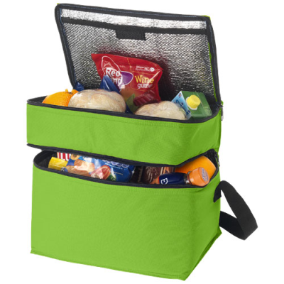 OSLO 2-ZIPPERED COMPARTMENTS COOL BAG 13L