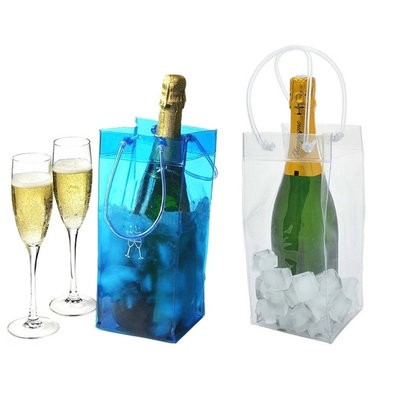 PVC CLEAR TRANSPARENT WINE CHILLER BAG