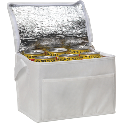 RAINHAM 6 CAN COOLER in White