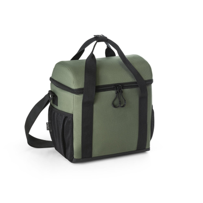 ROMA M PADDED COOL BAG in Recycled Polyester 600D Ripstop 11 L in Dark Green
