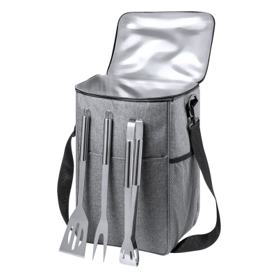 RPET BBQ COOL BAG in Grey