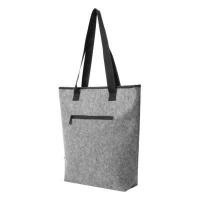 RPET COOLER SHOPPER TOTE BAG in Grey