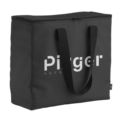 RPET FRESHCOOLER-XL COOL BAG in Black