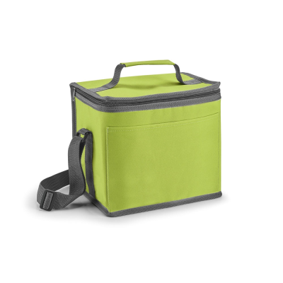SINGAPORE COOL BAG 9 L in 600D Polyester in Pale Green