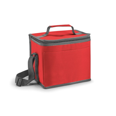 SINGAPORE COOL BAG 9 L in 600D Polyester in Red