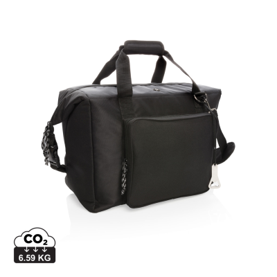 SWISS PEAK XXL COOLER TOTE & DUFFLE in Black - PROMOTIONAL CORPORATE GIFT