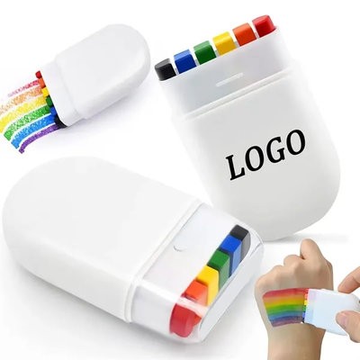 RAINBOW WATERPROOF MAKEUP FACE PAINTING STICK