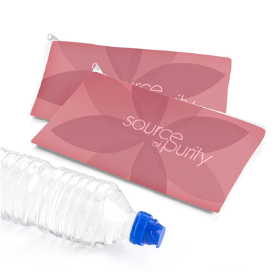 COSMETICS AND TOILETRY PENCIL CASE STYLE PURSE FROM RECYCLED BOTTLES