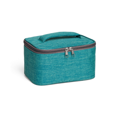 ELIZA CCOSMETIC BAG in High Density 300D in Turquoise Blue