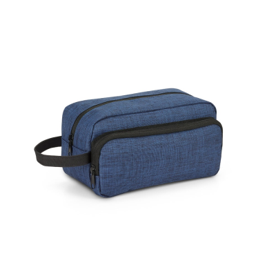 KEVIN 300D HIGH DENSITY TOILETRY BAG with Handle in Blue