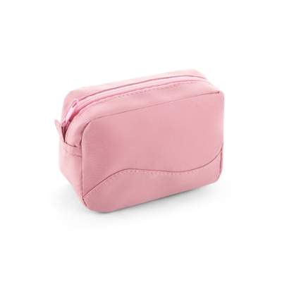 MARIE MICROFIBRE TOILETRY BAG in Light Pink