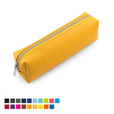 PENCIL OR COSMETICS CASE in Soft Touch Vegan Torino PU