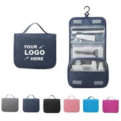 PORTABLE COSMETICS ORGANIZER POUCH WATERPROOF TOILETRY BAG