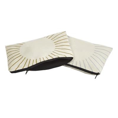 PRINTED ORGANIC COSMETICS FLAT BAG