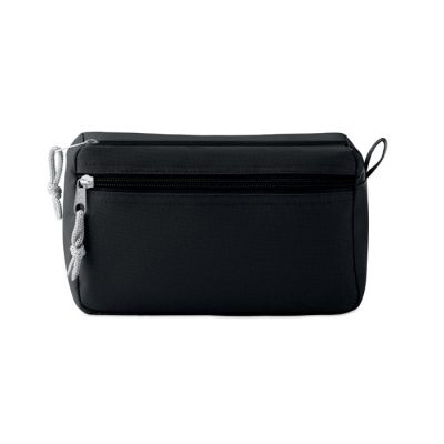 PVC FREE COSMETICS BAG in Black