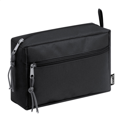 RPET COSMETICS BAG in Black