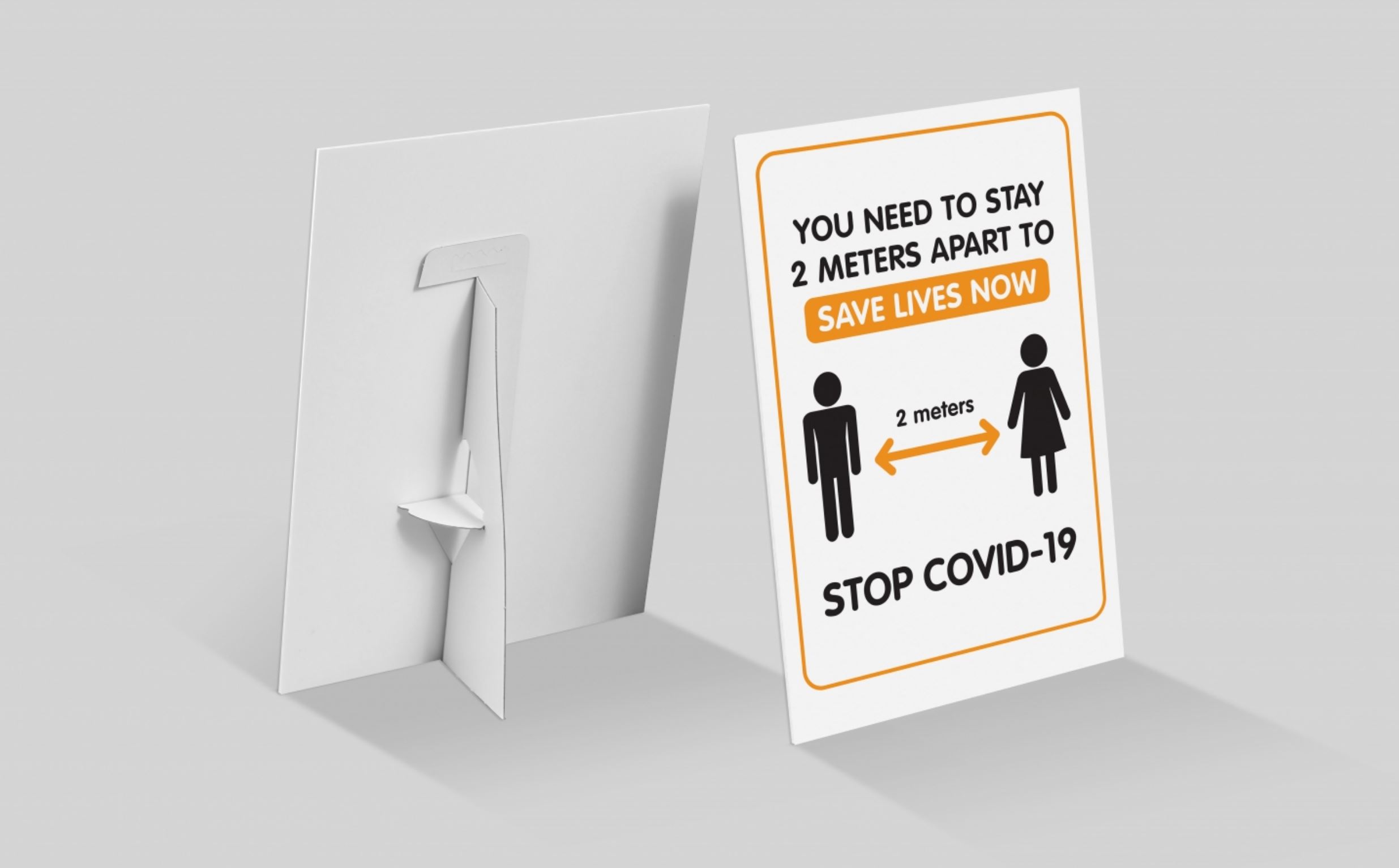 Covid-19 Health Advice Strut Cards