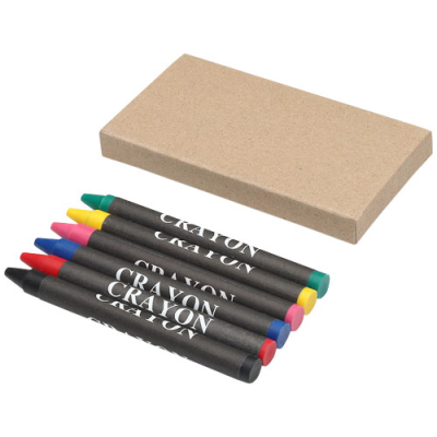 AYO 6-PIECE COLOUR CRAYON SET