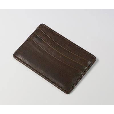 ASHBOURNE OIL PULL UP GENUINE LEATHER CARD WALLET