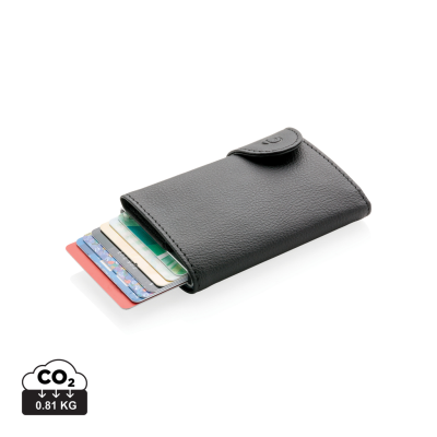 C-SECURE RFID CARD HOLDER & WALLET in Black