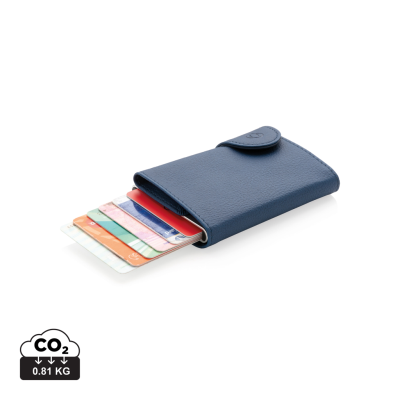 C-SECURE RFID CARD HOLDER & WALLET in Blue