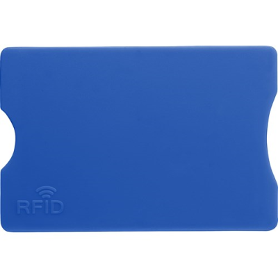 CARD HOLDER with Rfid Protection in Cobalt Blue