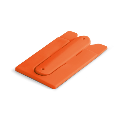 CARVER SILICON CARD HOLDER AND SMARTPHONE HOLDER in Orange