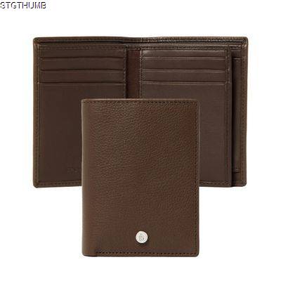 FESTINA CARD HOLDER with Flap Button Brown