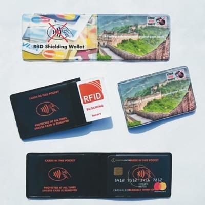 FULL COLOUR DIGITAL PRINTED RFID BLOCKING VINYL WALLET