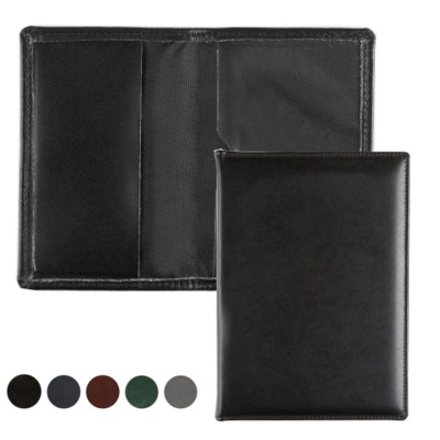 LEATHER CARD CASE in Hampton Finecell Leather