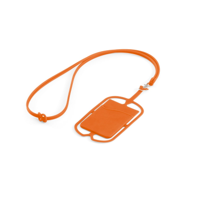 NICOLAUS CARD HOLDER with Smartphone Holder in Orange